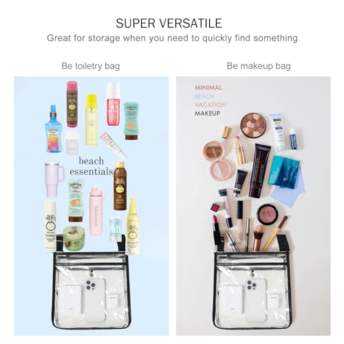Image of Bluome Clear Bag for Stadium Events 12x12x6, Clear Purses Stadium Bag Crossbody Purses for Concerts Football Games Travel