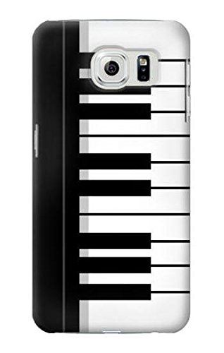 Black and White Piano Keyboard Case Cover For Samsung Galaxy S6