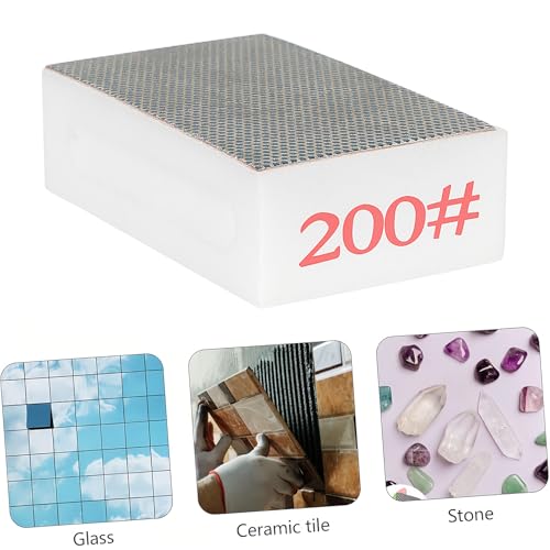 Image of 2Pcs Diamond Sponge Cleaning Brick, Cleaning Sponge, Lightweight and Flexible, Suitable for Cleaning Kitchen Utensils, Plates, Stove, Barbecue Grills (200 Grit)