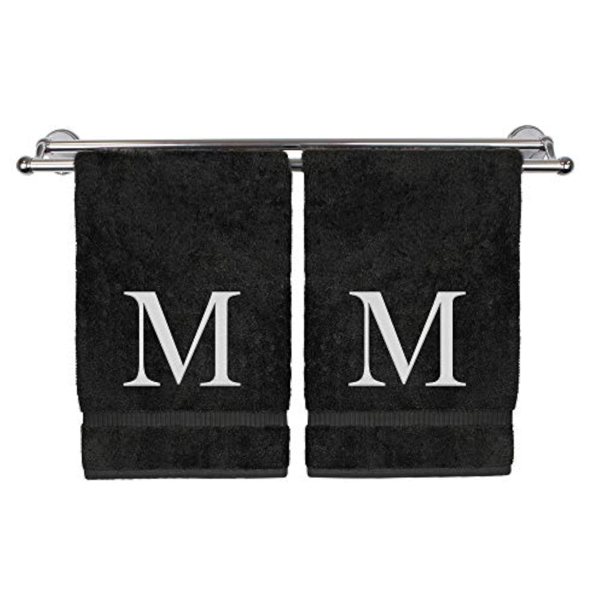 Monogrammed Hand Towel Set, Personalized Gift, Extra Absorbent