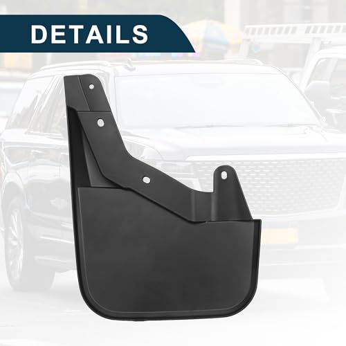 Image of Mud Flap Splash Guard for Cadillac Escalade 2021-2024 Durable | Front Side Mudflaps with Mount Accessor 1 Set