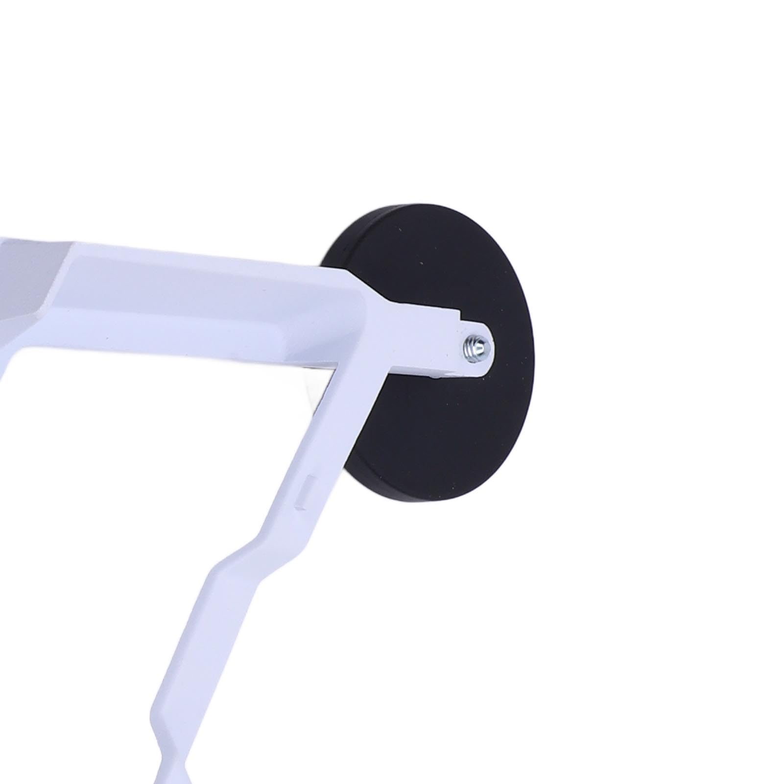 Qcwwy Staffa di Auto in Lega di Alluminio Bianco Robusto per Antenna Mini su Scala, Elevata capacità di Carico, Uso Versatile per Auto e