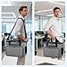 Teamoy Portable Printer Carrying Case, Mobile Printer Storage Bag Compatible with HP Tango/Tango X, HP OfficeJet 250/200, Grey