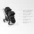 Bugaboo Kangaroo Sibling Seat Second Seat Attachment for Double Stroller Conversion, Reversible Toddler Seat with Adjustable Footrest & UPF 50+ Canopy - Moon Grey