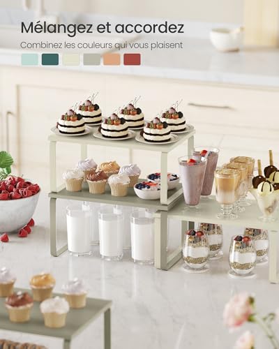 SONGMICS Étagère à épices KCS002K01 Beige