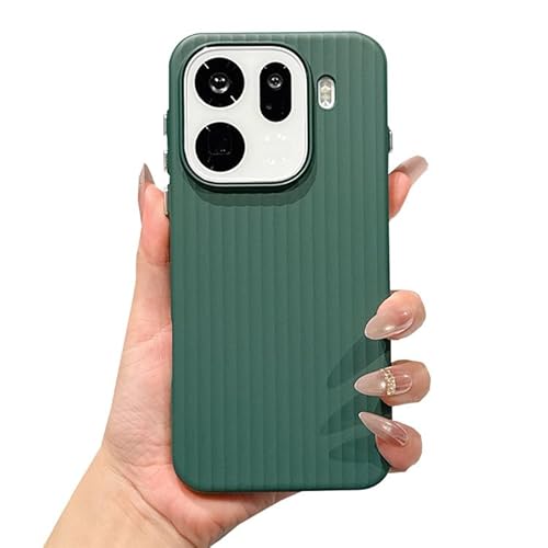 LUNBER-ARMOR�EFor OPPO Find X9 �P�[�X Pro �J�o�[ �ϏՌ� �v���X�`�b�N �n�[�h�P�[�X �p �ی� �V���v�� �ی�P�[�X For �I�b�| �t�@�C���hX9(�O���[��)