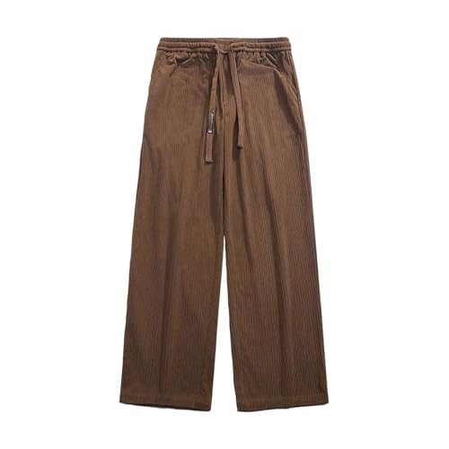Pantalon en velours côtelé homme WOLONG fini les ceintures serrées en voyage
