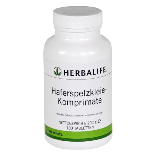Preisvergleich Produktbild Herbalife Haferspelzkleie-Komprimate für eine effektive Ballaststoffzufuhr, 180 Presslinge