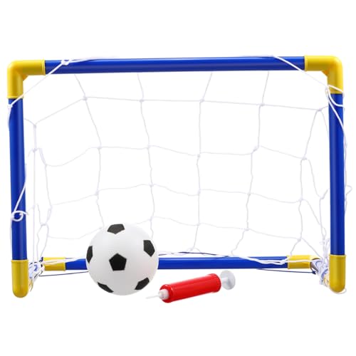 QUMIIRITY 折りたたみ式軽量ミニサッカーゴール 用屋内外兼用サッカーネット練習用 おちゃで携帯簡単 男の子女の子向けトレーニングゲームに
