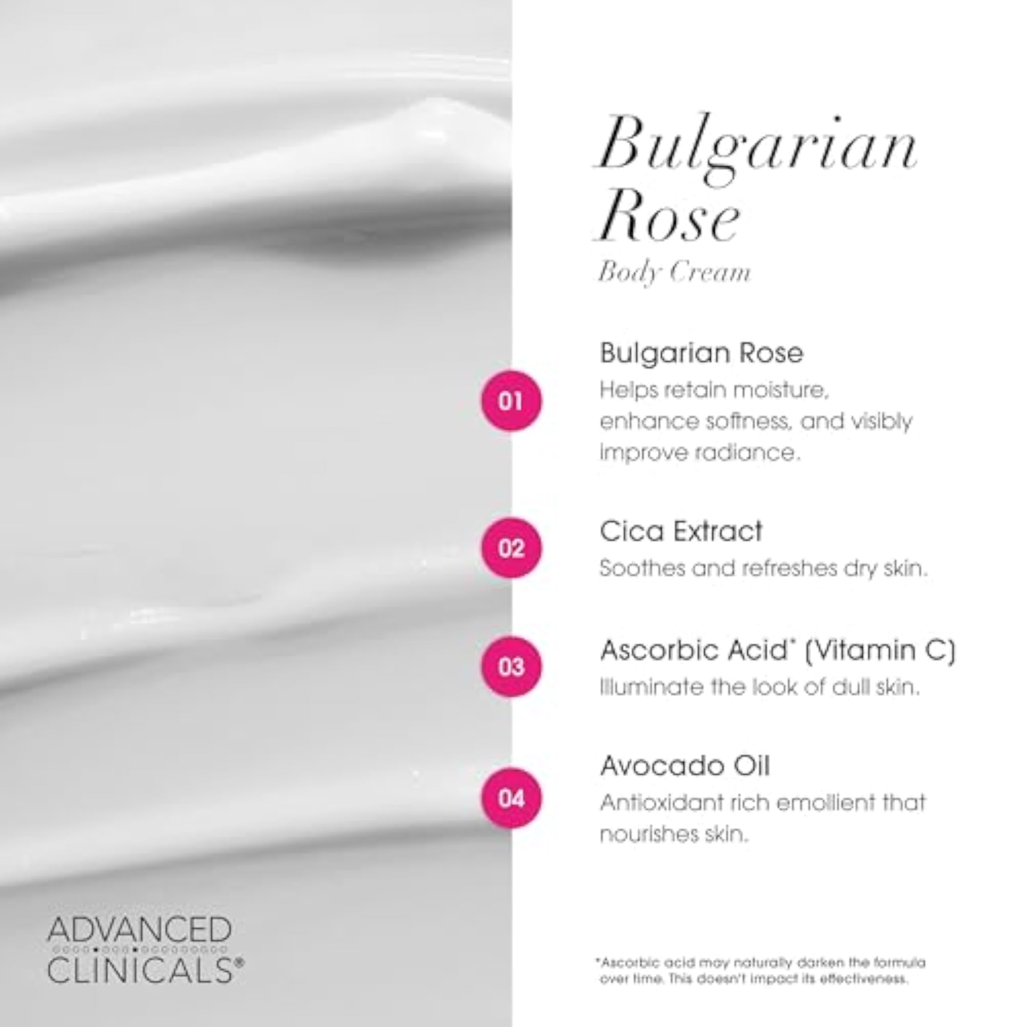 Bulgarian Rose Oil Cream, Anti-Aging Rescue for Face