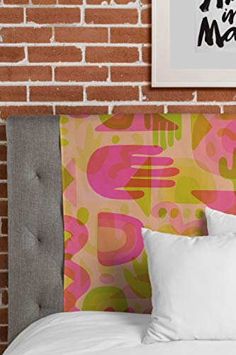 Image of Society6 Doodle by Meg Colorful Cutout Prit Tapestry, 50 in x 60 in, Multi