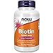 NOW Biotin 5000 mcg,120 Capsules