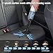 PINXC Mini Vacuum Cleaner Cordless 15000PA High Power,Handheld Car Vacuum, 5 in 1 Portable Vacuum for Car, Home & Pet Hair, Type-C Rechargeable, LED Display,Up to 30 Mins Runtime, Multi-Nozzles