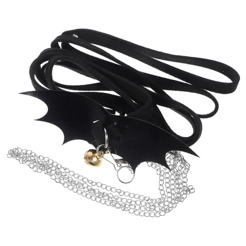 Hohopeti Turtle Wing Design Harness Strap Leash Adjustable Control Rope for Turtles Reptiles Lightweight Bite Chest Collar for Outdoor Walking Black S