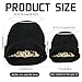 2Pcs Satin Lined Parent-Child Beanie Hat Winter Warm Knit Cuffed Silk Lining Family Matching Slouchy Beanie Ski Hat Black