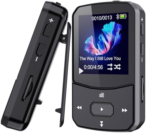 MP3 Player Bluetooth 5.3 - 32GB Mit Kopfhörern, FM Radio
