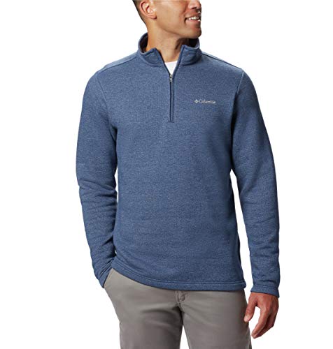 Columbia Men's Hart Mountain III Half Zip, Carbon Heather, 5X