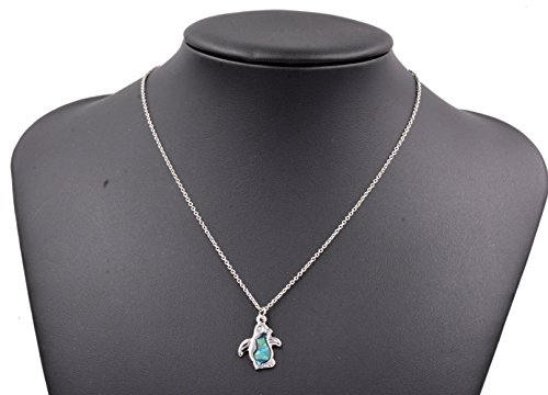 Collana con ciondolo a forma di pinguino in