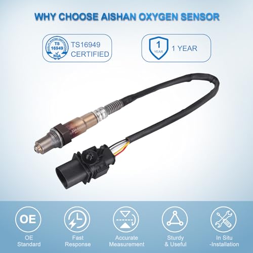 Sensor de Oxígeno AISHAN 8F9Z9F472H Upstream para Ford y Lincoln miniatura 5