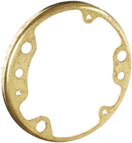 Bague d'adaptation Hubbell S5016 laiton durable pour finition de boîte de sol