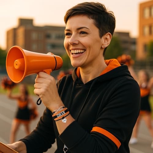 Sportybella Cheer Coach Bracelet - Cheerleading Coach Charm Bracelet- Cheer Jewelry - Women Cheering Coaches Infinity Bracelet2