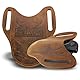 Mitsch EDC Pouch Messerscheide Echtes Leder Ledertasche Messerholster Taschenmesser EDC Tasche Werkzeugtasche Holster Messer Tasche Messertasche Messeretui Gürteltasche für Klappmesser (braun)
