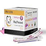 MacPrevent 5% Sodium Fluoride Varnish with TCP 0.4ml of Varnish and One Applicator Brush Remineralizing...