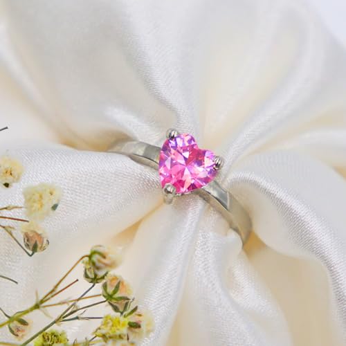 Image of Zarkan 925 Hallmark sterling silver Heart Ring