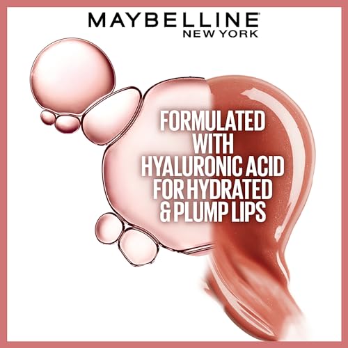 Maybelline New York Lifter Gloss, Moisturizing, Tinted Lip Gloss With Hyaluronic Acid, Non-Sticky Formula, Petal, 5.4ml - Image 6