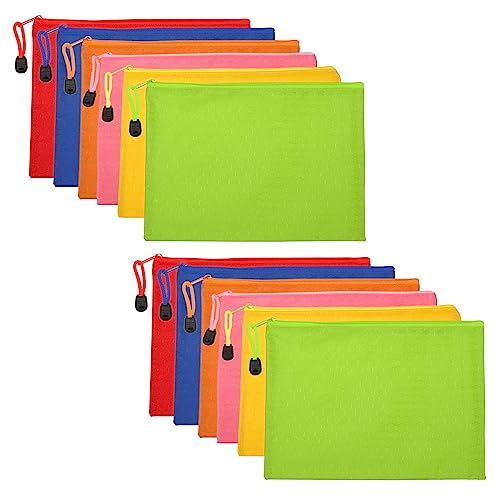 Bolsas de archivo A5 impermeables contra el desorden de papeles de oficina con cremallera PATIKIL
