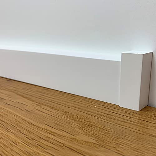 Trevendo® Eckstäbe Innenecke, Außenecke, Verbinder 15er Pack E7: 18 x 18 x 61 mm RAL9016