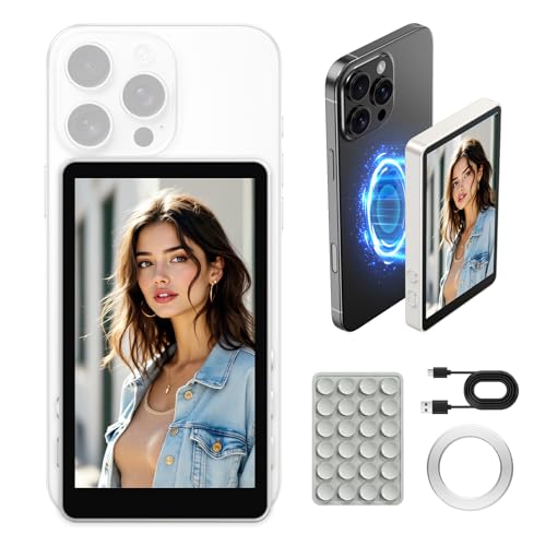 Moniteur selfie pour vlog sur smartphone avec connexion WiFi 5G et charge rapide