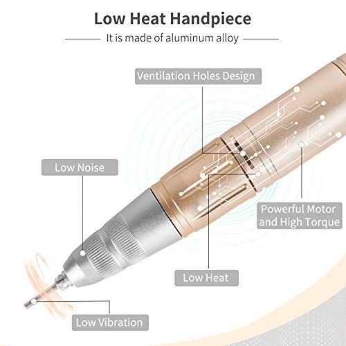 Nagelfräser Elektrische Nagelfeile für Acrylnägel Maniküre Pediküre Instrument 30000RPM… – Bild 3