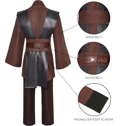 Tunic Costume Mens Halloween Cosplay Costume Tunic Robe Full Set