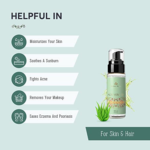 Avimee Herbal Pure Aloe Vera Gel | For Intense Moisturization | Fights Acne | Make Your Own DIY Masks | For Skin & Hair |150 ml - Image 5