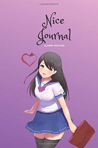 Nice journal: Lined Notebook for & girls, Gift with cover colored, Large (6 x 9 inches)-120 Pages Paperback