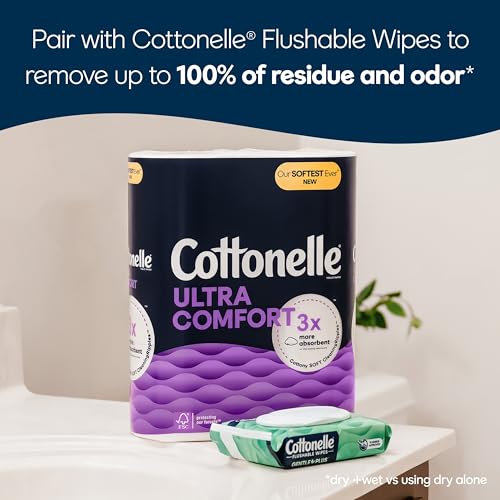 Cottonelle Ultra Soft Toilet Paper, 9 Mega Rolls = 36 Regular Rolls - image 8