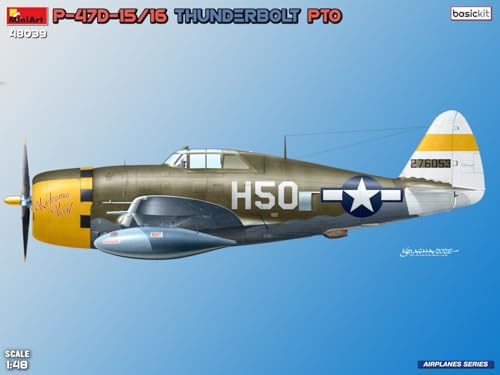 P-47D-15 RA Thunderbolt maquette avion de chasse Miniart 1/48 kit à assembler