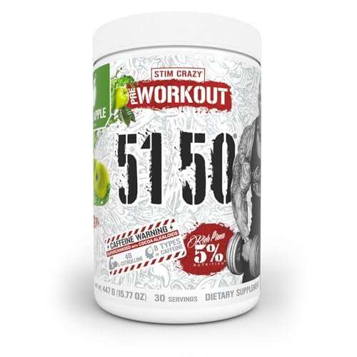 Image of 5% Nutrition 5150 High Stim Pre Workout Powder (Green Apple)