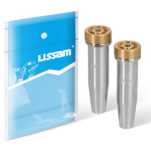 LISSAM 6290NX-2 Propane Cutting Torch Tips for H-Type Torch, 2PCS