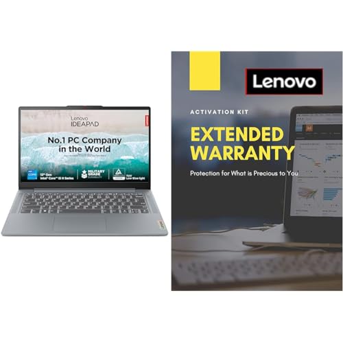 Image of Lenovo IdeaPad Slim 3, Intel Core i5-12450H 12th Gen, 16GB RAM, 512GB SSD, FHD 250Nits, 14 inch /35.5cm, Windows 11, MSO 1 Year Extended Warranty with Onsite Service (5WS0K75657)