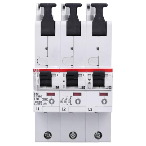 Disjoncteur Abb S751/3 E50 évite coupure générale tableau 400V - 2