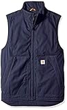 Carhartt Men's Flame Resistant Quick Duck Vest, dark navy, X-Large