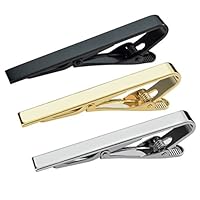 Algopix Similar Product 9 - Lystaii 3pcs Tie Bar Clip Tie Tack