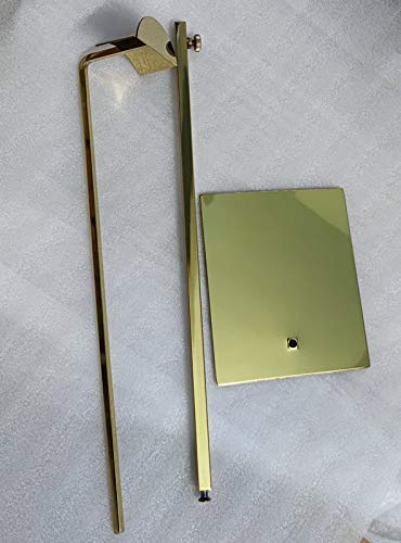 Stand Per Handbag In Metallo Supporto Espositore Per Borsette In Acciaio Inox Dorato - Altezza Regolabile 39-67 Cm, Base 13x15 Cm, Per Negozi E Vetrine Supporto Per Borsette