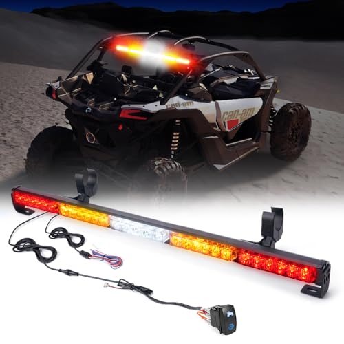 Xprite Upgraded 30 Offroad LED Rear Chase Strobe Light Bar w/Brake Reverse Turn Signal Light for Polaris RZR XP 1000 900 UTV ATV Side by Sides 4x4 Trophy Truck - RZ Series RYWYR