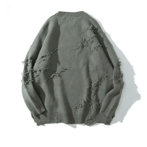 Men's Loose Round Neck Classic Comfortable Daily Commuting Long Sleeve Warm Sweater3