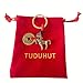 TUDUHUT Chinese Zodiac Horse Key Chain with Brass Coins Keychain Key Rings for Fortune Longevity Wealth Success