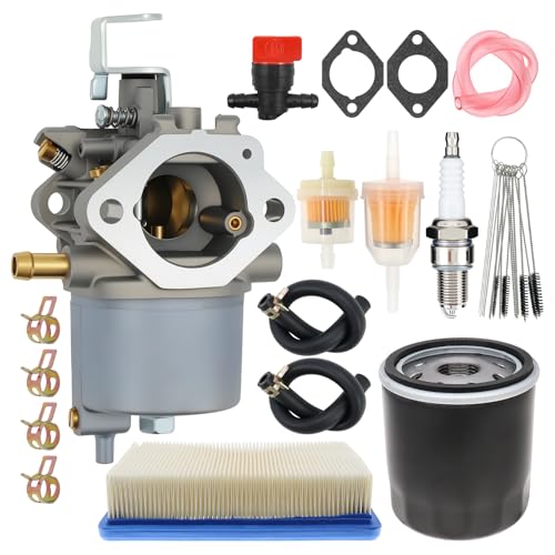 FE350 Carburator Fit for Club Car Golf Cart Precedent Turf Carryall 1996-UP Carb for Kawasaki FE350 Engine with 1015426 Air Filter 49065-2071 Oil Filter