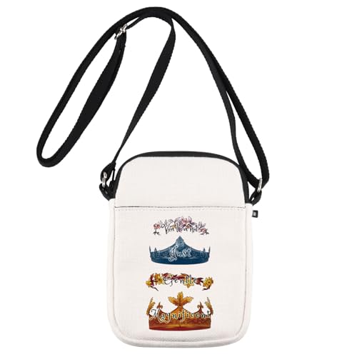 JNIAP The Kings And Queens Inspired Crossbody Bag Fantasy Book Gifts Valiant Just Gentlec Magnificent Fantasy Merchandise